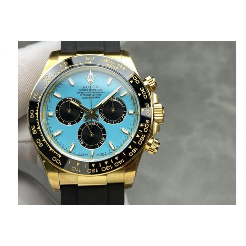 Rolex Daytona 126518 THBF 1:1 Best Edition Tiffany Blue Dial on Oysterflex Strap SH4131