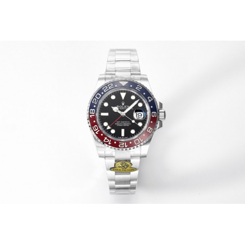 Rolex GMT Master II 126719 BLRO Gain Weight Gold Factory 1:1 Best Edition Blue Dial on Oyster Bracelet VR3285 CHS