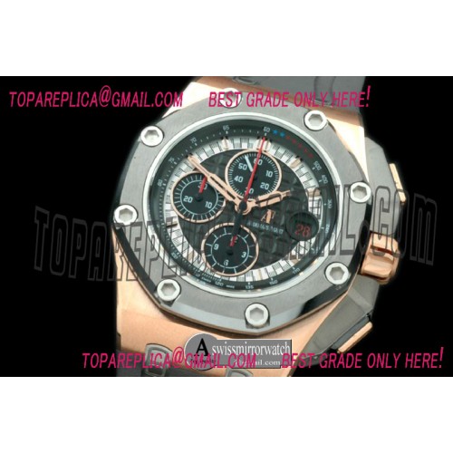 Audemars Piguet Royal Oak Offshore 44mm RG Cermet Bezel Michael Schumacher 1:1 JF Best Edition A7750