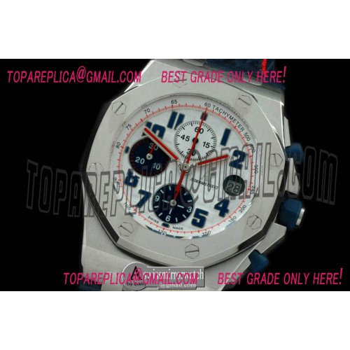Audemars Piguet Royal Oak Chronograph SS/LE Tour Auto Wht A-7750