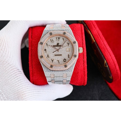 Audemars Piguet Royal Oak 41mm 15400 SS/RG Diamond ZY Best Edtion AP Calibre 3120