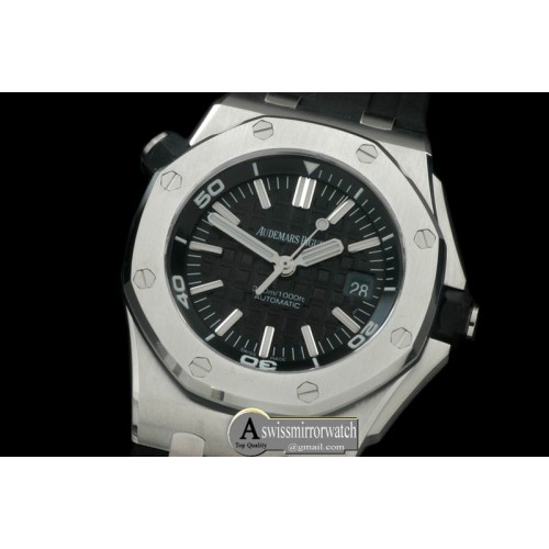 Audemars Piguet Royal Oak Diver Auto SS/RU Black A-2824/3120 Audemars Piguet Royal Oak Diver Auto SS/RU Black A-2824/3120
