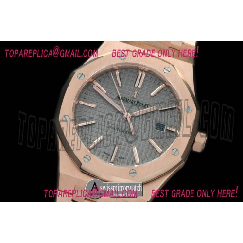 Audemars Piguet Royal Oak 15400 RG/RG Grey Swiss 2824