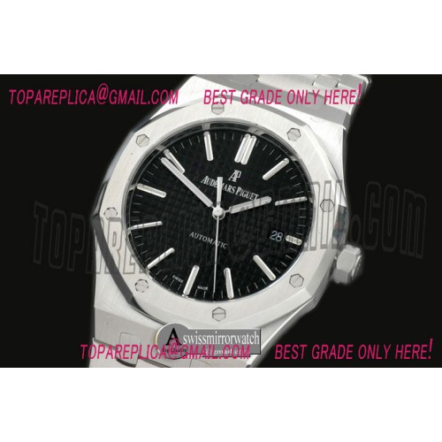 Audemars Piguet Royal Oak 15400 SS/SS Black Jap M 9015 Audemars Piguet Royal Oak 15400 SS/SS Black Jap M 9015