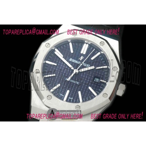 Audemars Piguet Royal Oak 15400 SS/LE Blue Jap M 9015