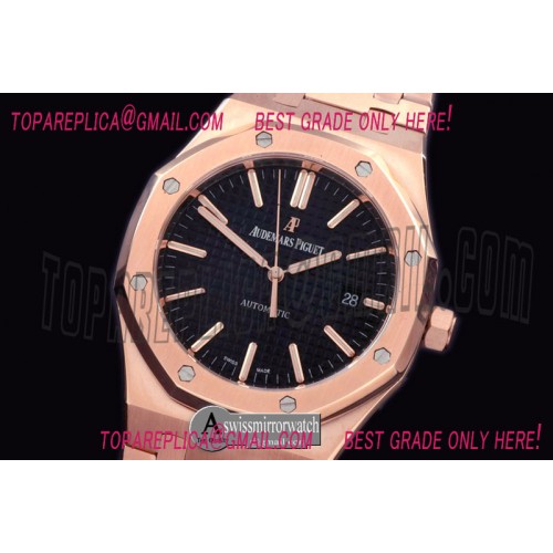 Audemars Piguet Royal Oak 15400 RG/RG Black Jap M 9015