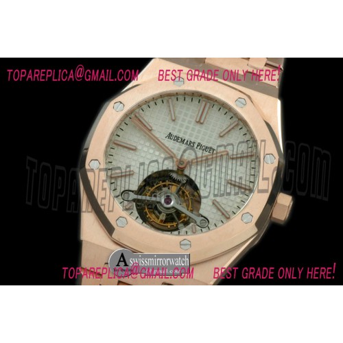 Audemars Piguet Royal Oak Tourbillon RG/RG White Real Tourbillon