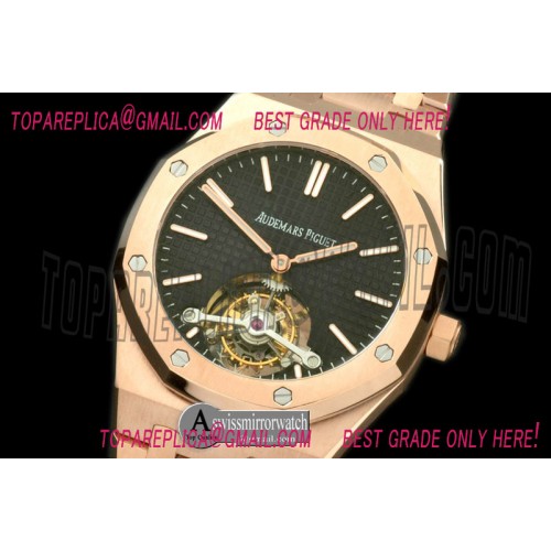 Audemars Piguet Royal Oak Tourbillon RG/RG Black Real Tourbillon