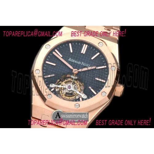 Audemars Piguet Royal Oak Tourbillon RG/RG Blue Real Tourbillon