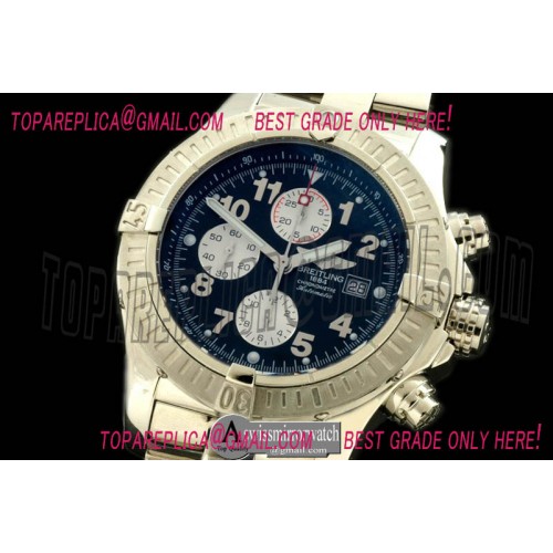 Breitling S-Avenger SS/SS Blue Face