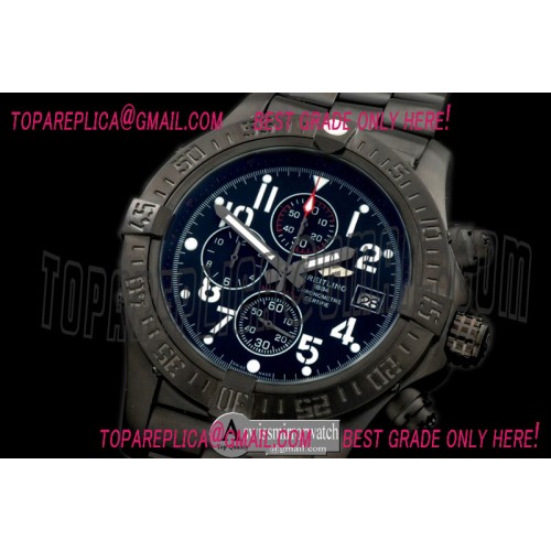 Breitling Super Avenger PVD/PVD Black Num Jap OS20