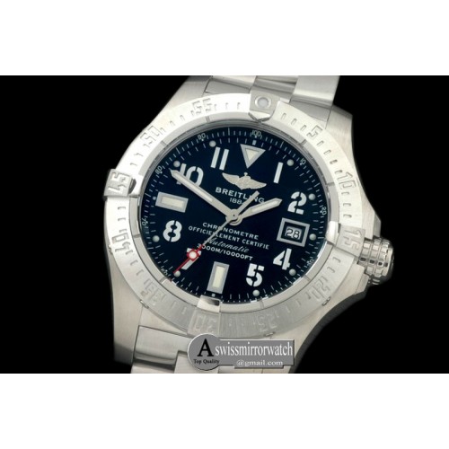 Breitling Seawolf V2 SS/SS Blk Swiss Eta 2836-2