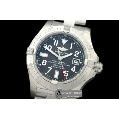 Breitling Seawolf V2 SS/SS Grey Swiss Eta 2836-2