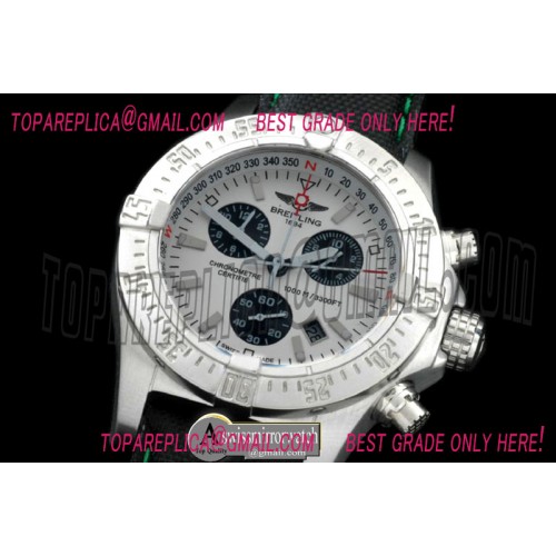 Breitling Seawolf Chrono SS/NY White Stk Swiss Eta Qtz 251.262