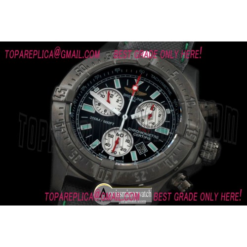Breitling Seawolf Chrono PVD/NY Black Stk Swiss Eta Qtz 251.262