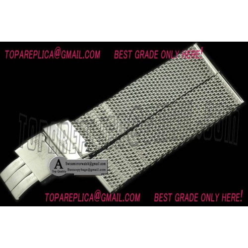 Steel Mesh Bracelet Lug 22mm for Selected Breitling