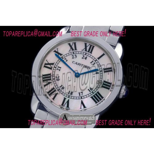 Ronde De Cartier Solo Mid SS/SS M-Pink Swiss Quartz Ronde De Cartier Solo Mid SS/SS M-Pink Swiss Quartz