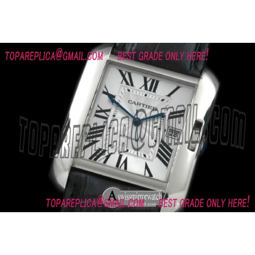 Cartier Tank Anglaise Men SS/LE White Miyota 9015
