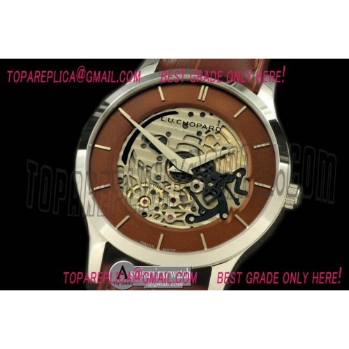 Chopard LUC XP Skeletec SS/LE Brown Asia 2813 Chopard LUC XP Skeletec SS/LE Brown Asia 2813