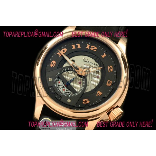 Chopard LUC Tech Twist RG/LE Black Asia 2813 Chopard LUC Tech Twist RG/LE Black Asia 2813