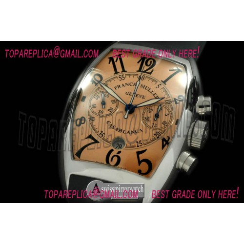 Franck Muller  Casablanca Chrono SS/RU Salmon 7753