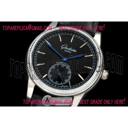 Glashutte Senator Auto SS/LE Black Asian 2824