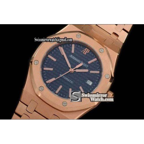 Audemars Piguet Royal Oak Jumbo 39mm RG Blue Swiss Eta 2824-2 Wa Audemars Piguet Royal Oak Jumbo 39mm RG Blue Swiss Eta 2824-2 Wa