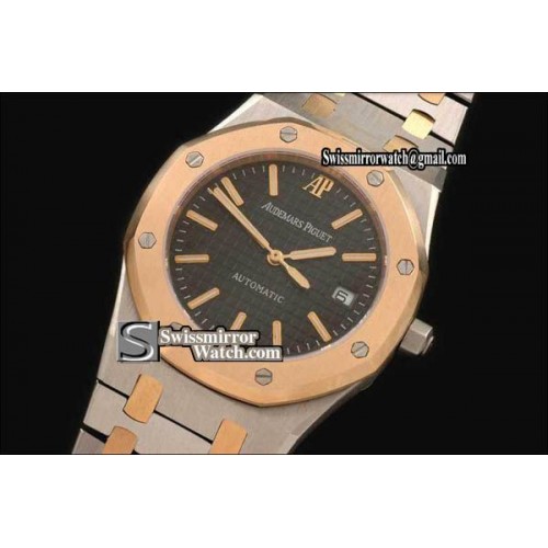 Audemars Piguet Royal Oak Jumbo 39mm TT Black Swiss Eta 2824-2 W