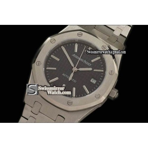 Audemars Piguet Royal Oak Jumbo 39mm SS Black Swiss Eta 2824-2 W