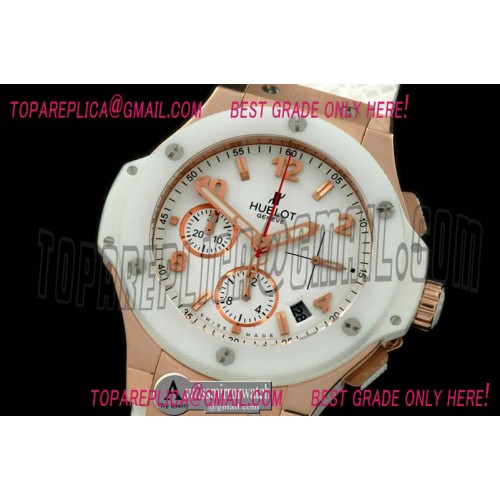 Hublot Big Bang Chrono 41mm RG/RU White A-7750 Sec@3