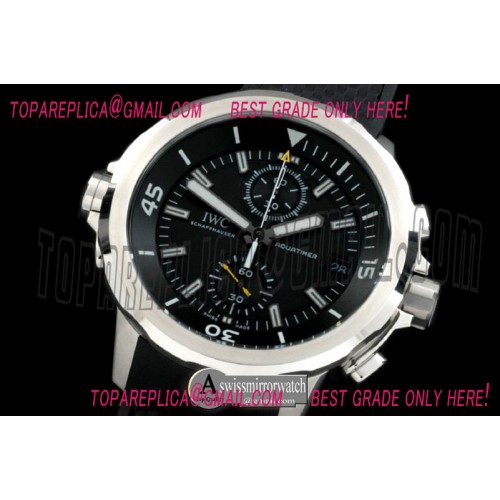 IWC 2013 Aquatimer SS/RU Black Jap Quartz