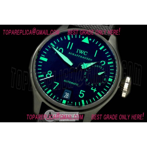 IWC Big Pilot 5019 Boutique PVD/NY Blk/Green Asian 23J IWC Big Pilot 5019 Boutique PVD/NY Blk/Green Asian 23J