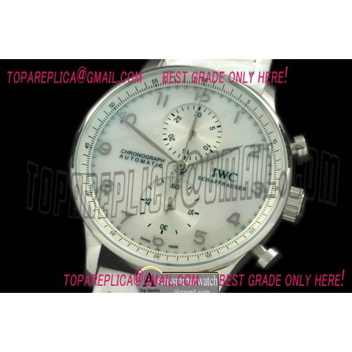 IWC Portuguese Chrono SS/LE MOP White Jap OS20