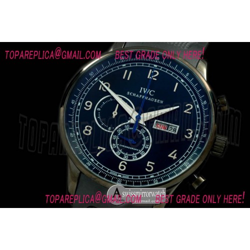 IWC Portuguese Chrono Day/Date PVD/RU Black Jap OS20