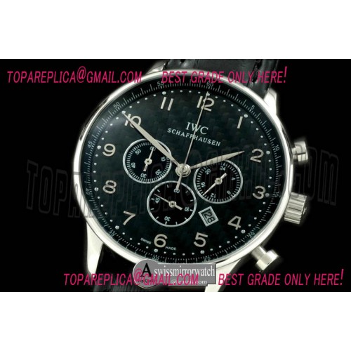 IWC Portuguese Chrono SS/LE Black Jap OS20 IWC Portuguese Chrono SS/LE Black Jap OS20