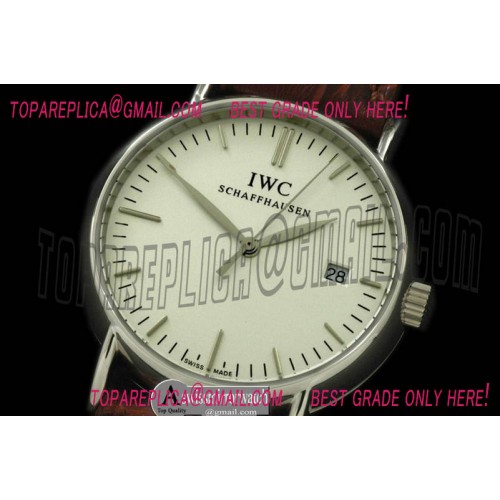 IWC Portifino Ladies SS/LE White Sticks Swiss Qtz