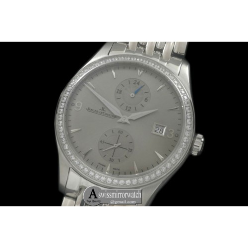 Jaeger-LeCoultre Master Duo Time SS/SS Grey Asian 2824