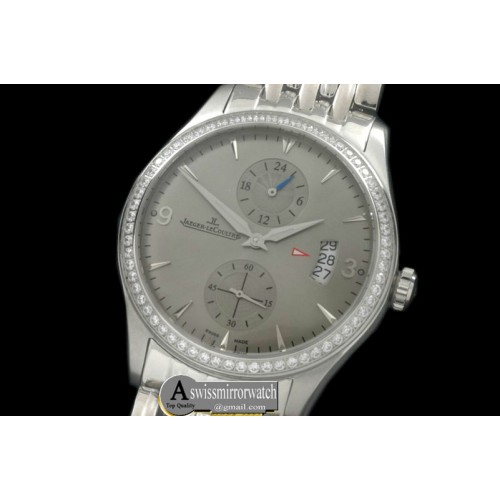 Jaeger-LeCoultre Master Duo Time SS/SS Grey Asian 2824 Jaeger-LeCoultre Master Duo Time SS/SS Grey Asian 2824