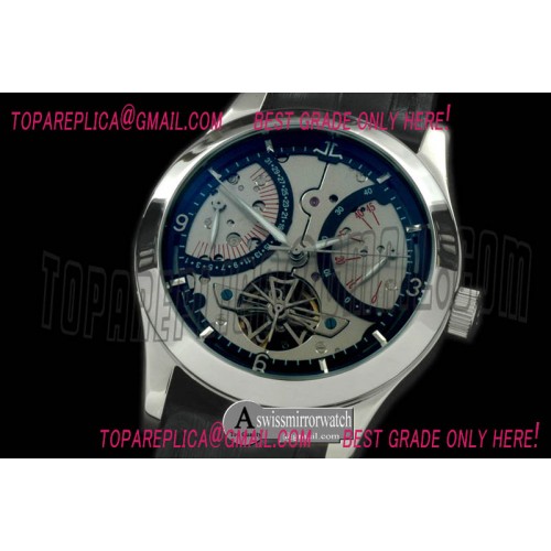 Jaeger-LeCoultre Retrogating Date/Reserve Tourbillon SS/LE Skeleton Black Jaeger-LeCoultre Retrogating Date/Reserve Tourbillon SS/LE Skeleton Black