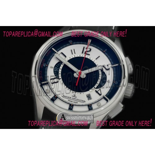 Jaeger-LeCoultre Master Compressor Chron SS/LE White Jap OS Chrono Quartz