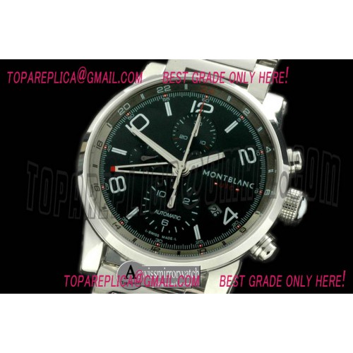 Montblanc Timewalker Chrono GMT SS/SS Black Asia 7750