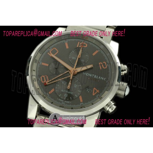 Montblanc Timewalker Chrono GMT SS/SS Grey Asia 7750