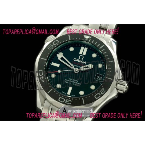 Omega Seamaster 300M Ladies SS/SS Black Miyota 9105