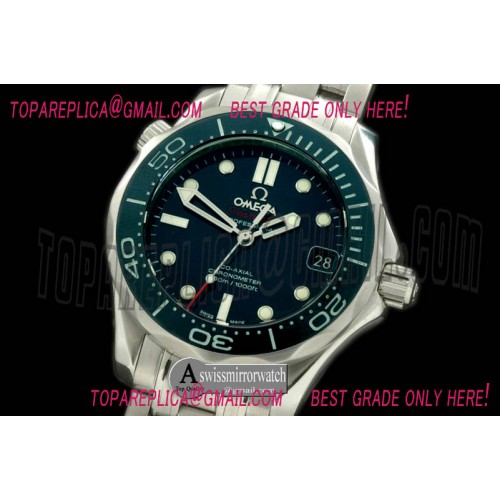 Omega Seamaster 300M Ladies SS/SS Blue Miyota 9105