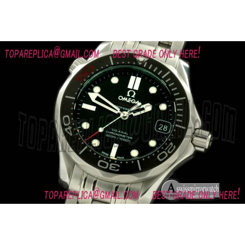 Omega Seamaster 300M 007 Ladies SS/SS Black Miyota 9105