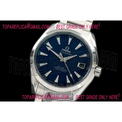 Omega Aqua Terra Auto SS/SS Blue Swiss 2836