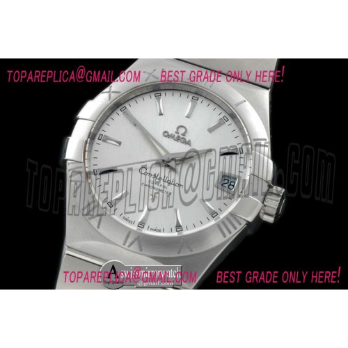 Omega Double Eagle Men Auto SS/SS Silver Miyota 9105