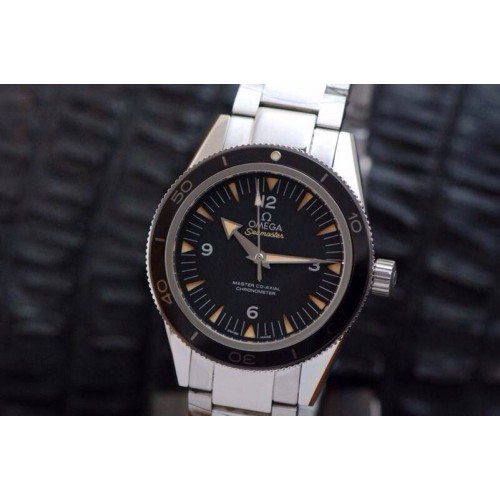 Omega 2014 Seamaster Vintage SS/SS Blk 8205 Omega 2014 Seamaster Vintage SS/SS Blk 8205