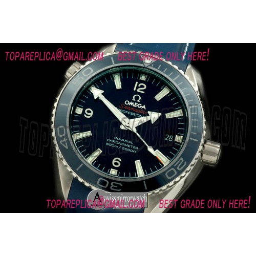 Omega Planet Ocean Ceramic Blue TI/RU Asian Clone 2824