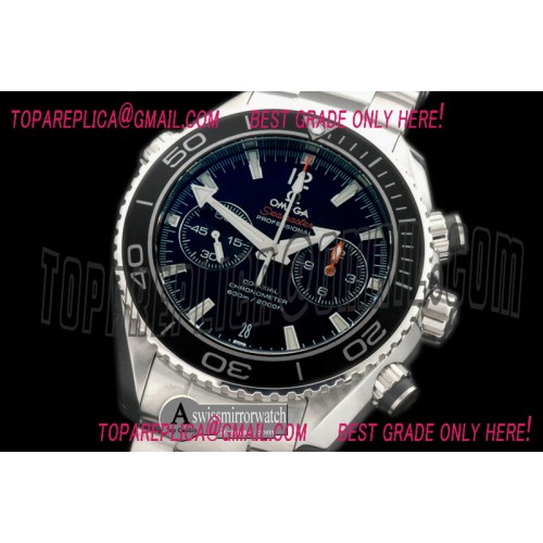 Omega Planet Ocean Chrono SS/SS Blk 7750